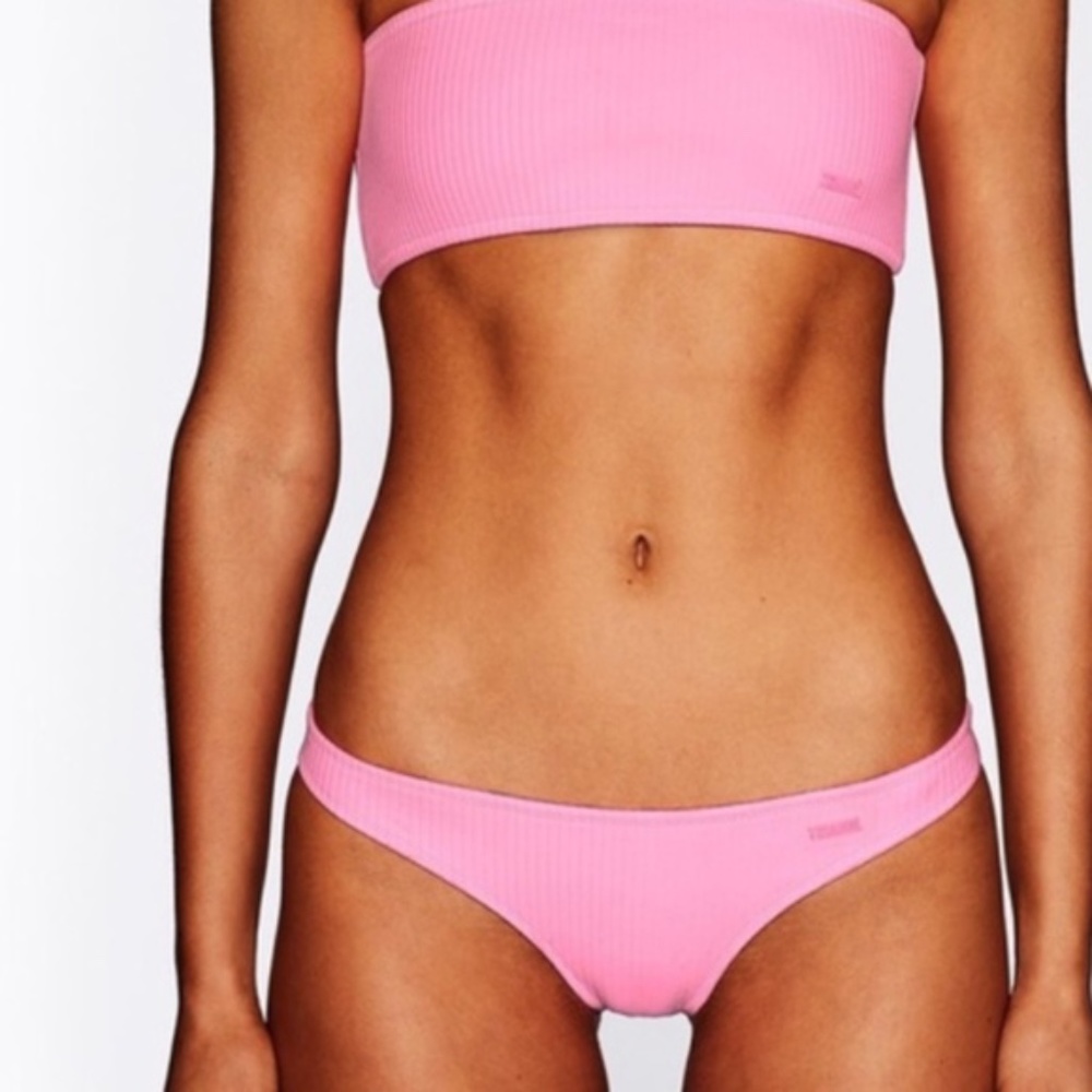 Triangl Bandeau Bikini S Top/ M Bottom Candy Pink